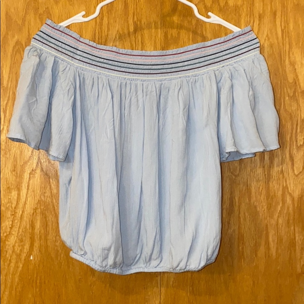 cute off the shoulder crop top